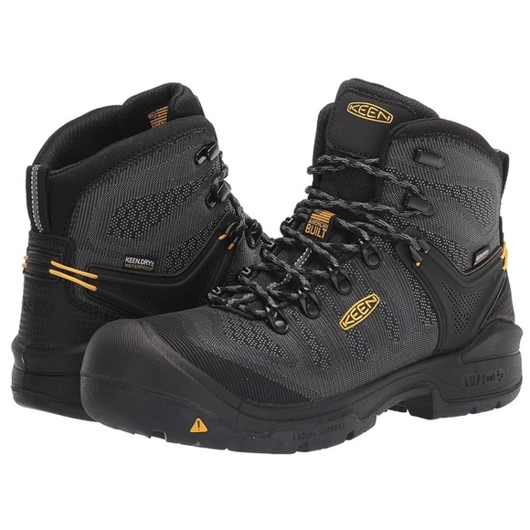 New KEEN Utility Men's 6" Dearborn Waterproof Carbon-Fiber Toe Work Boot Sz 11 - Picture 1 of 13